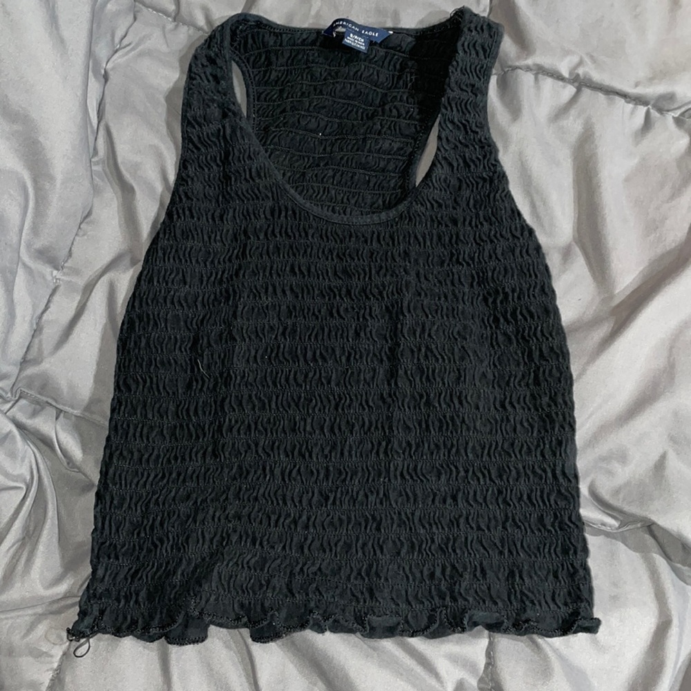 American Eagle Ruffled Tank Top
